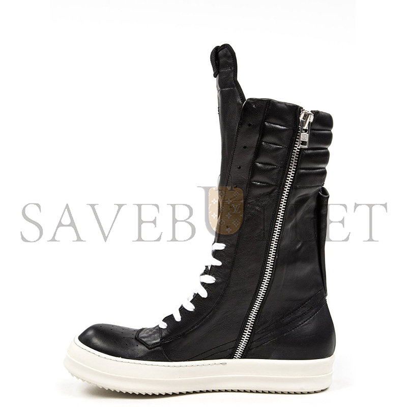 r1ck 0wens black cargobasket boots
